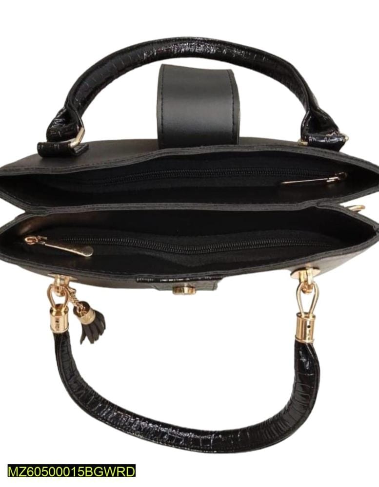 Women's  PU Leather Zipper Bag