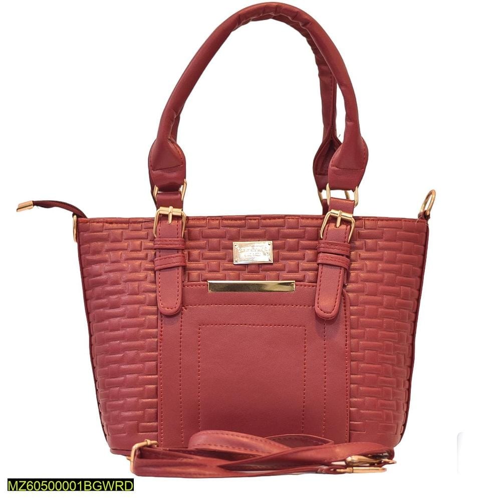 Women's  Synthetic Leather Embossed Hand Bag