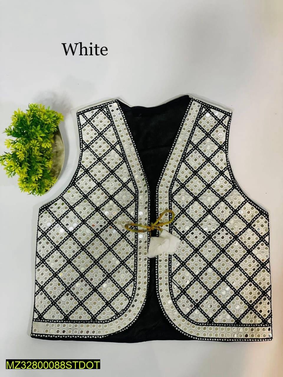 Womens Traditional Embroidered Waist Coat