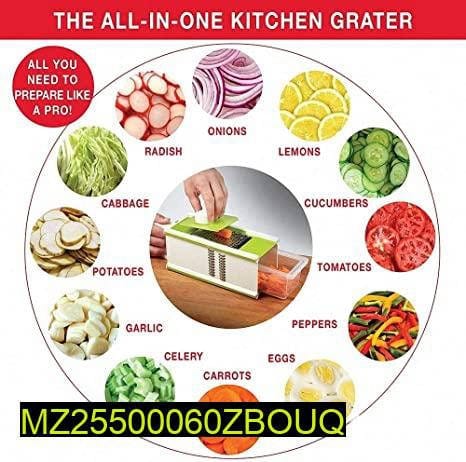Multi Functional Grater 5 In 1